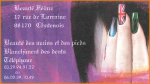 carte de visite de l'ongerie Beauté Féline